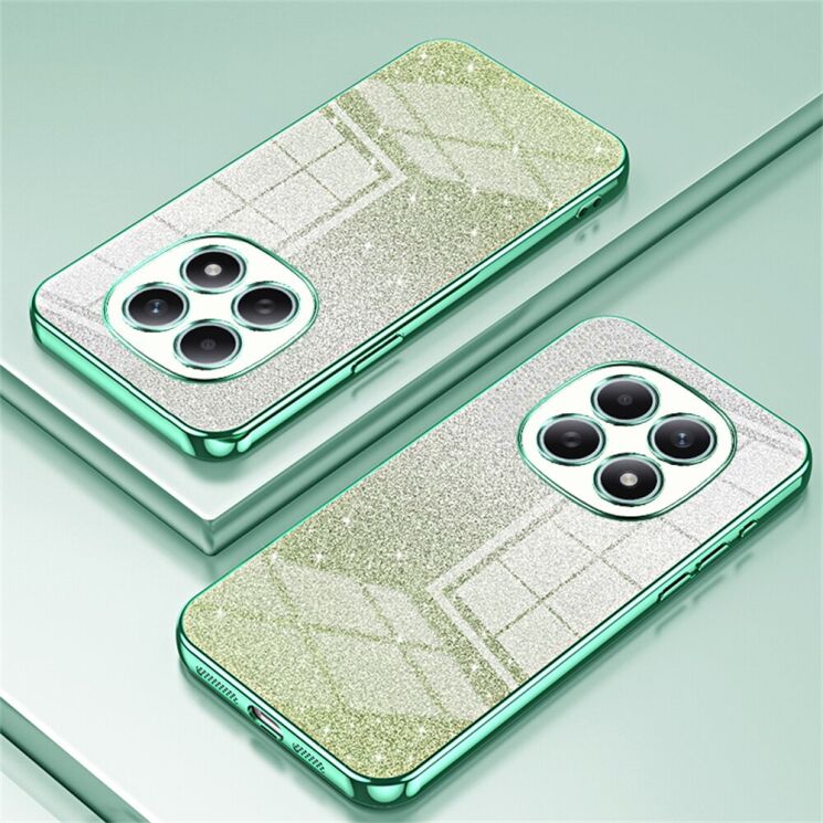 Захисний чохол Deexe Sparkles Cover для Xiaomi Redmi Note 15 5G / Poco M8 5G - Green: фото 2 з 7