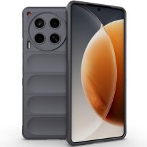Защитный чехол Deexe Terra Case для TECNO Camon 30 (CL6) - Dark Grey: фото 1 из 6