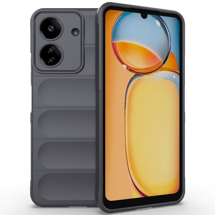 Защитный чехол Deexe Terra Case для Xiaomi Redmi 13C / Poco C65 - Dark Grey: фото 1 из 7