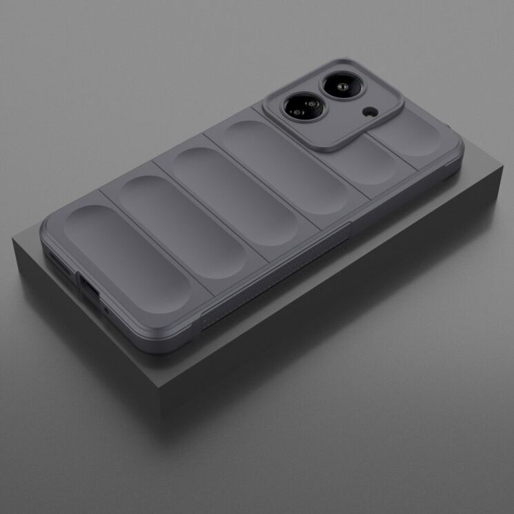 Защитный чехол Deexe Terra Case для Xiaomi Redmi 13C / Poco C65 - Dark Grey: фото 2 из 7