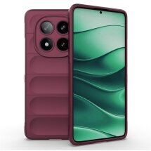 Захисний чохол Deexe Terra Case для Xiaomi Redmi Note 14 Pro 5G - Wine Red: фото 1 з 6