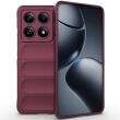 Защитный чехол Deexe Terra Case для Xiaomi Redmi Note 14 Pro 5G - Wine Red (373110WR)