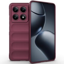 Защитный чехол Deexe Terra Case для Xiaomi Redmi Note 14 Pro 5G - Wine Red: фото 1 из 9