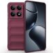 Защитный чехол Deexe Terra Case для Xiaomi Redmi Note 14 Pro 5G - Wine Red (373110WR). Фото 1 из 9