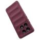 Защитный чехол Deexe Terra Case для Xiaomi Redmi Note 14 Pro 5G - Wine Red (373110WR). Фото 4 из 9