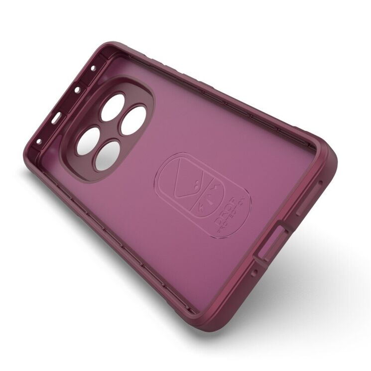 Захисний чохол Deexe Terra Case для Xiaomi Redmi Note 14 Pro 5G - Wine Red: фото 3 з 6