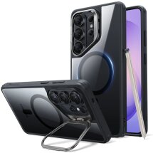 Защитный чехол ESR Classic Hybrid Magnetic Case (Stash Stand) для Samsung Galaxy S26 Ultra (S948) - Clear / Black: фото 1 из 8