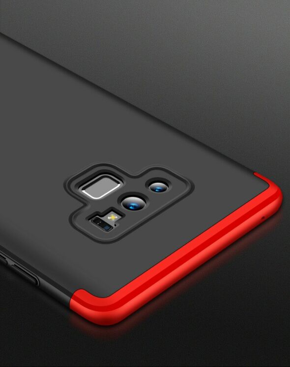 Захисний чохол GKK Double Dip Case для Samsung Galaxy Note 9 (N960) - Black / Silver: фото 14 з 15