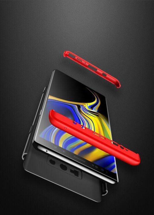 Захисний чохол GKK Double Dip Case для Samsung Galaxy Note 9 (N960) - Black / Silver: фото 12 з 15