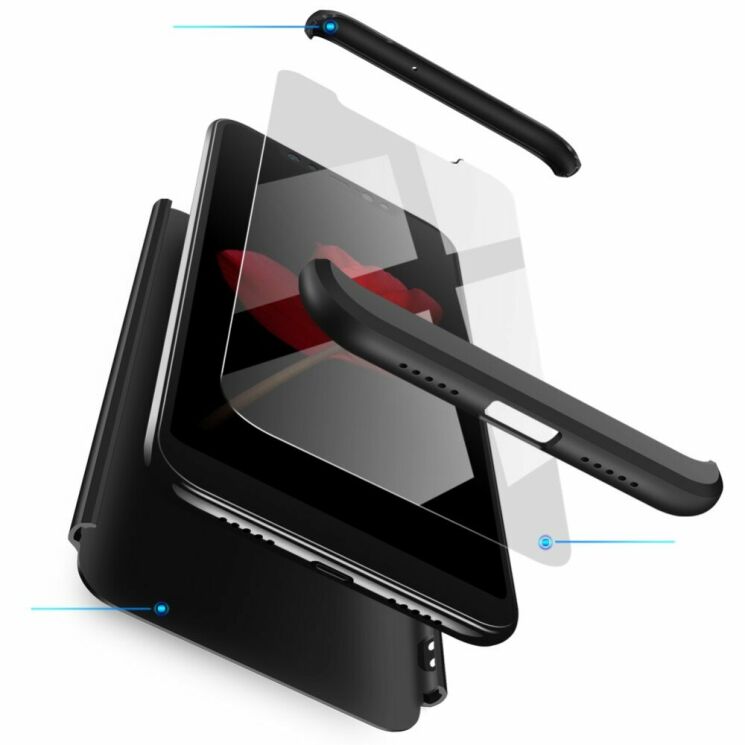 Защитный чехол GKK Double Dip Case для Xiaomi Mi 8 - Black (139861B) Защитный чехол GKK Double Dip Case для Xiaomi Mi 8 - Black: фото 2 из 14