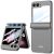 Защитный чехол GKK Magnetic Fold для Samsung Galaxy Flip 6 - Titanium Grey: фото 1 из 9