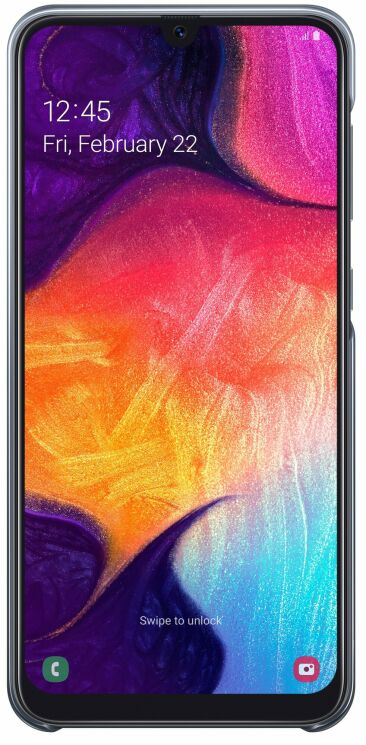 Захисний чохол Gradation Cover для Samsung Galaxy A50 (A505) EF-AA505CBEGRU - Black: фото 3 з 5