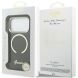 Захисний чохол Guess IML Script Metal MagSafe для iPhone 17 Pro (GUHMP17L5HTCSMSK) - Black (403263B). Фото 8 з 9