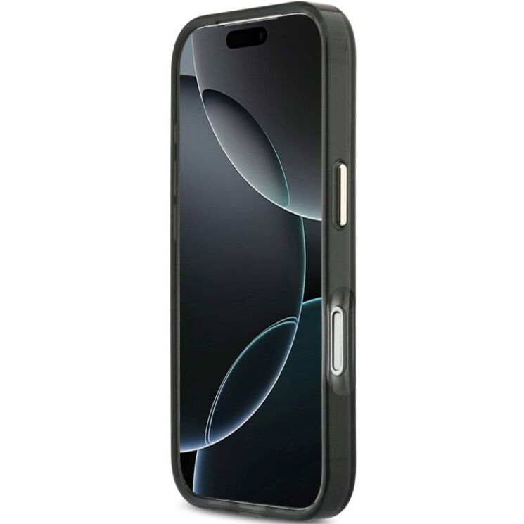 Захисний чохол Guess IML Script Metal MagSafe для iPhone 17 Pro (GUHMP17L5HTCSMSK) - Black (403263B) Захисний чохол Guess IML Script Metal MagSafe для iPhone 17 Pro (GUHMP17L5HTCSMSK) - Black: фото 5 з 9
