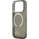 Захисний чохол Guess IML Script Metal MagSafe для iPhone 17 Pro (GUHMP17L5HTCSMSK) - Black (403263B). Фото 6 з 9