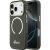 Защитный чехол Guess IML Script Metal MagSafe для iPhone 17 Pro (GUHMP17L5HTCSMSK) - Black: фото 1 из 9