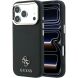 Захисний чохол Guess Saffiano Small 4G & Classic Logo MagSafe для iPhone 18 Pro Max / 17 Pro Max (GUHMP18X6PSA4DMK) - Black (423960B). Фото 1 з 7