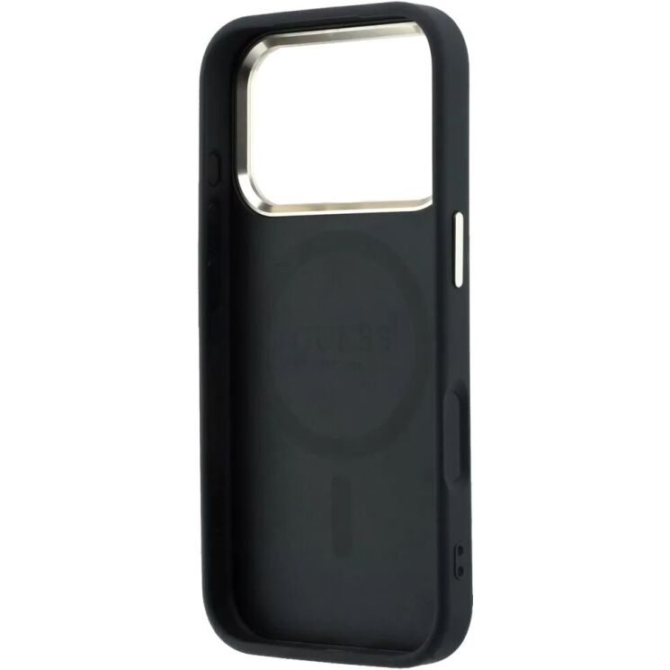 Захисний чохол Guess Saffiano Small 4G & Classic Logo MagSafe для iPhone 18 Pro Max / 17 Pro Max (GUHMP18X6PSA4DMK) - Black (423960B) Захисний чохол Guess Saffiano Small 4G & Classic Logo MagSafe для iPhone 18 Pro Max / 17 Pro Max (GUHMP18X6PSA4DMK) - Black: фото 6 з 7