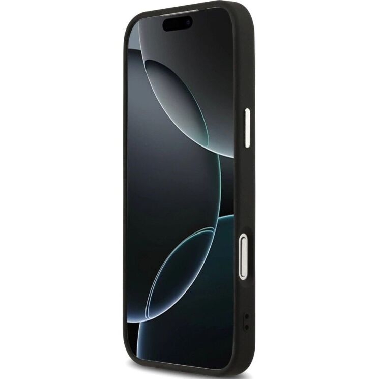 Защитный чехол Guess Triangle Logo MagSafe для iPhone 17 Pro Max (GUHMP17XPSDTSCMK) - Black: фото 5 из 8