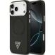 Защитный чехол Guess Triangle Logo MagSafe для iPhone 17 Pro Max (GUHMP17XPSDTSCMK) - Black (402890B). Фото 1 из 8