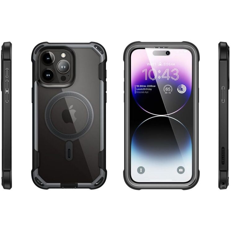 Защитный чехол i-Blason Ares Mag by Supcase для Apple iPhone 15 Pro - Black: фото 4 из 9