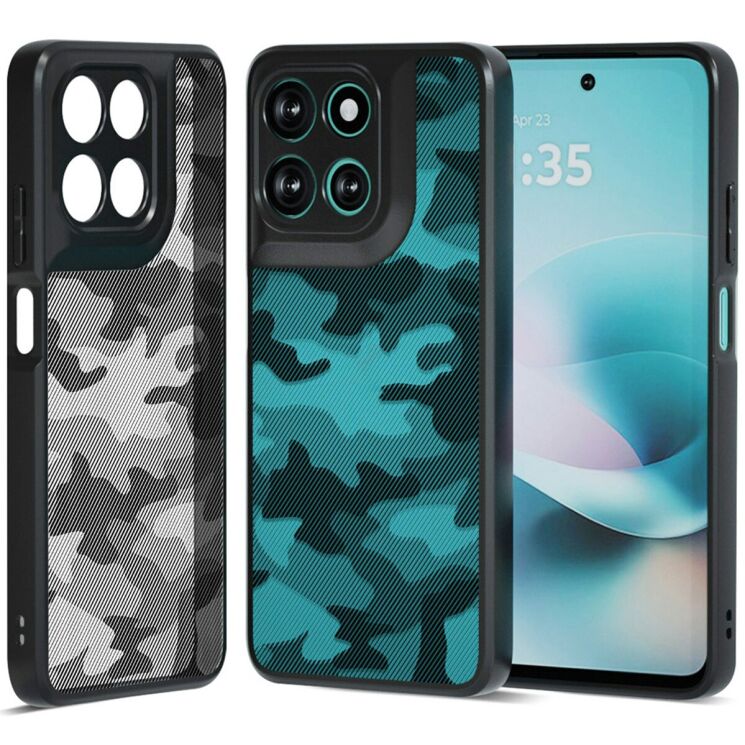 Захисний чохол IBMRS Military для Motorola Moto G67 Power / G57 Power - Artistic Camouflage: фото 1 з 7