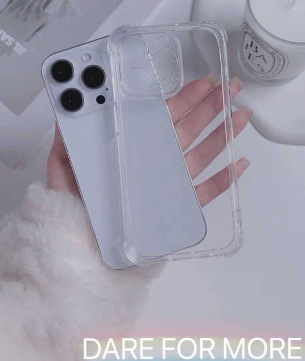 Защитный чехол IMAK Airbag MAX Case для Realme C65 - Transparent: фото 10 из 13