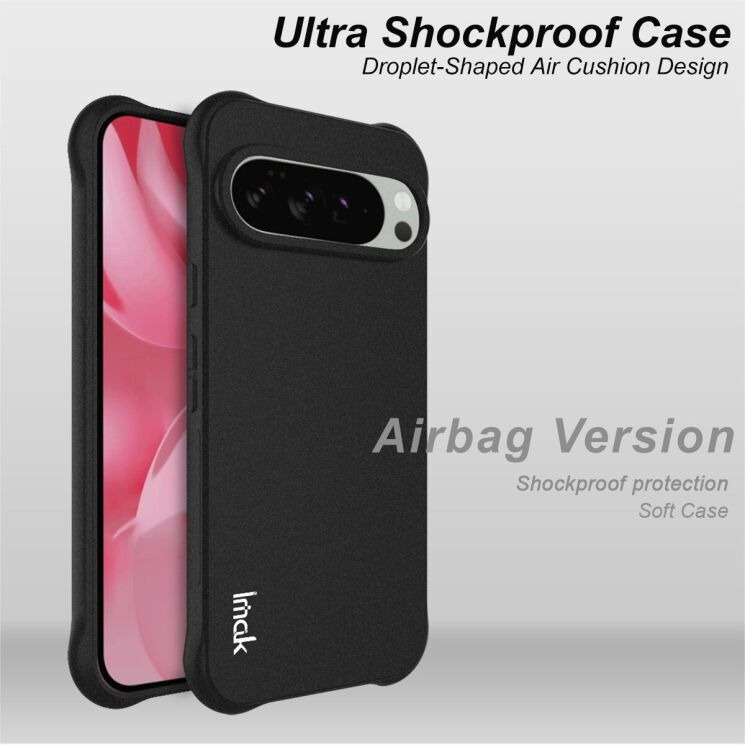 Захисний чохол IMAK Airbag Sand Case для Google Pixel 10 / 10 Pro - Matte Black: фото 4 з 7