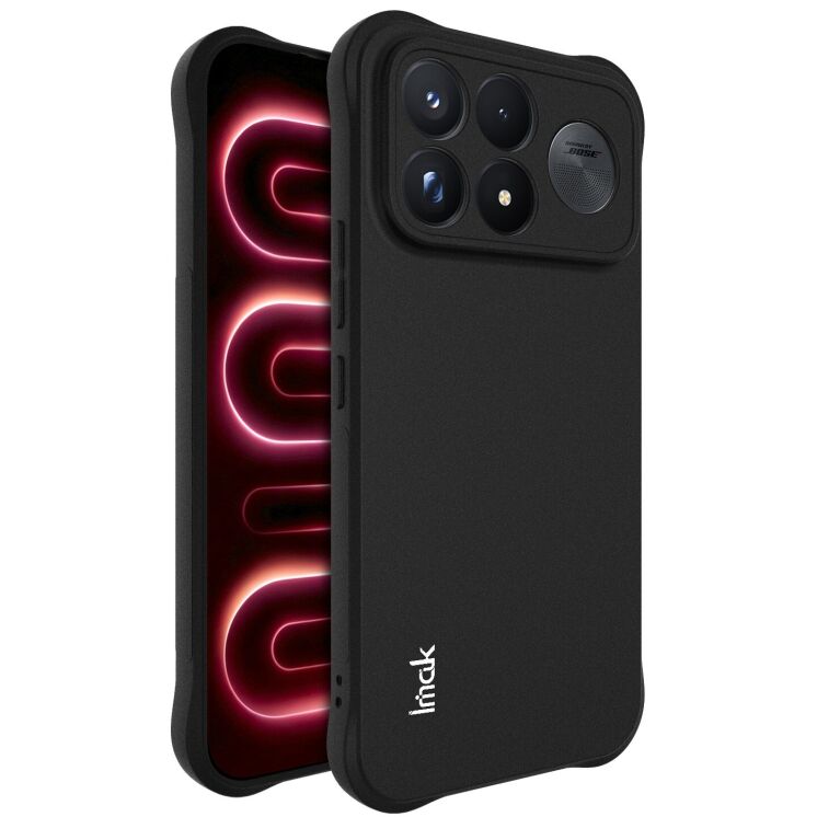 Защитный чехол IMAK Airbag Sand Case для Xiaomi Poco F9 Ultra - Matte Black: фото 1 из 8