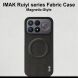 Защитный чехол IMAK Fabric Case with MagSafe для Xiaomi Poco F9 Ultra - Black (430131B). Фото 3 из 10