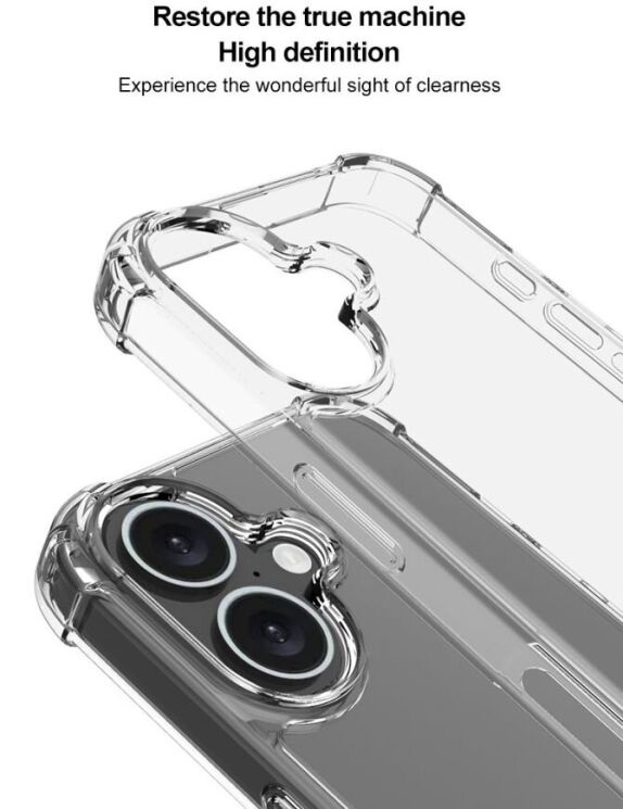 Защитный чехол IMAK Space Shield для Samsung Galaxy A16 (A165) - Transparent: фото 7 из 8