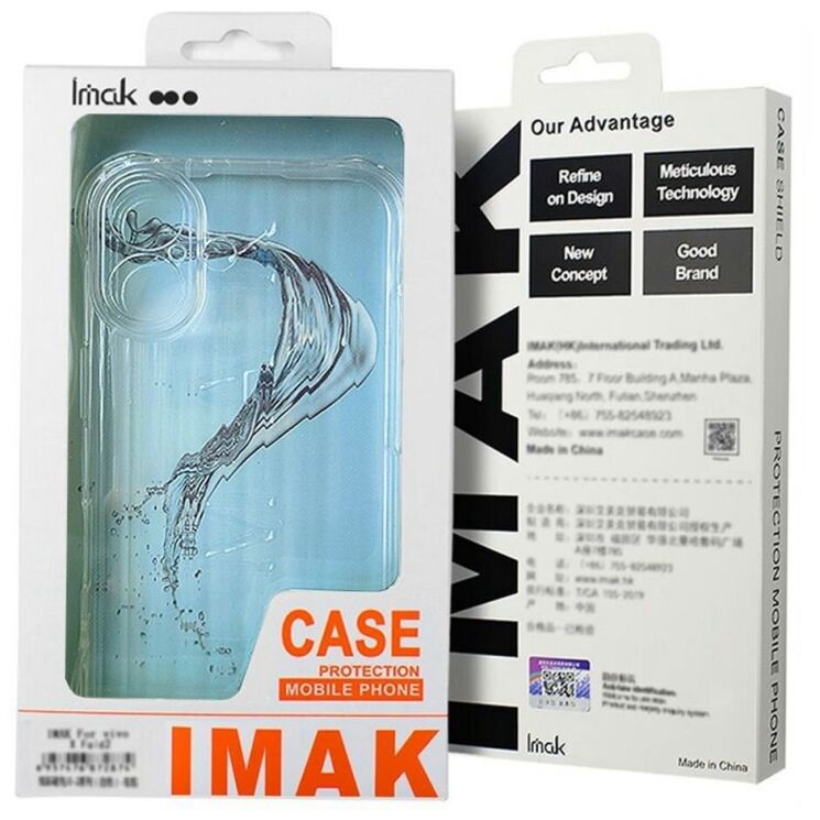 Защитный чехол IMAK Space Shield для Samsung Galaxy A16 (A165) - Transparent: фото 8 из 8