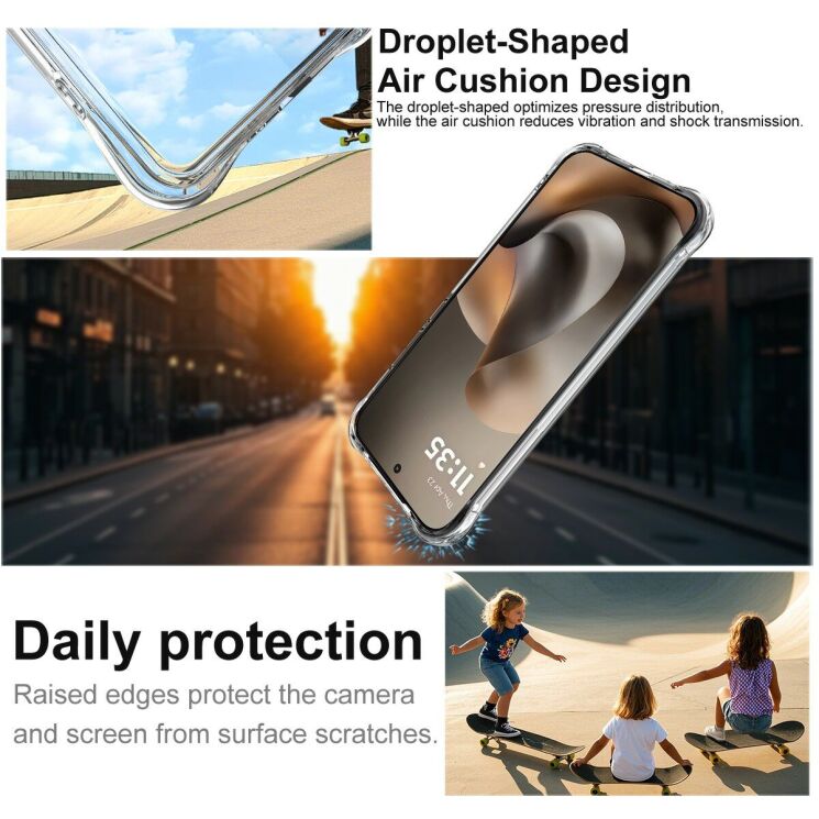 Защитный чехол IMAK Space Shield MagSafe для Motorola Moto G77 - Transparent (406831T) Защитный чехол IMAK Space Shield MagSafe для Motorola Moto G77 - Transparent: фото 6 из 10