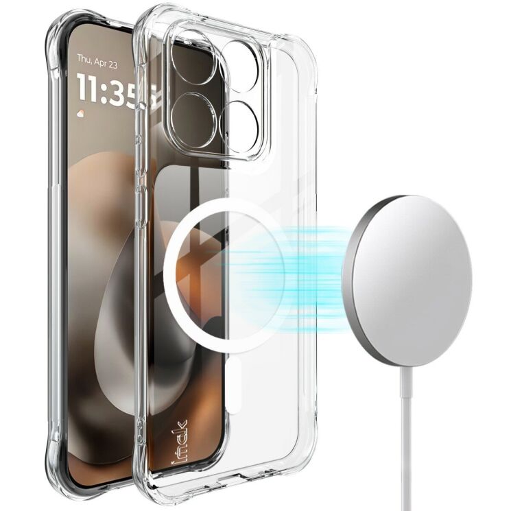Защитный чехол IMAK Space Shield MagSafe для Motorola Moto G77 - Transparent (406831T) Защитный чехол IMAK Space Shield MagSafe для Motorola Moto G77 - Transparent: фото 1 из 10