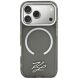 Защитный чехол Karl Lagerfeld IML KL Script Logo MagSafe для iPhone 17 Pro (KLHMP17L5HSKMEDK) - Black (422729B). Фото 3 из 8