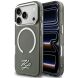 Защитный чехол Karl Lagerfeld IML KL Script Logo MagSafe для iPhone 17 Pro (KLHMP17L5HSKMEDK) - Black (422729B). Фото 1 из 8