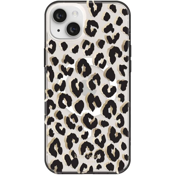 Защитный чехол Kate Spade NY Protective Hardshell Magsafe для Apple iPhone 14 Plus - Leopard: фото 2 из 6