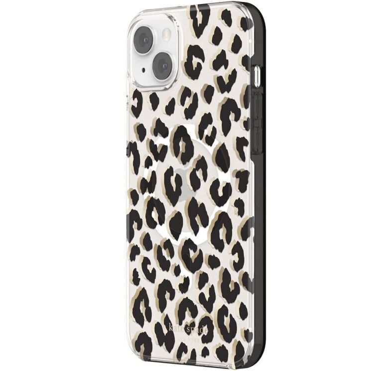 Защитный чехол Kate Spade NY Protective Hardshell Magsafe для Apple iPhone 14 Plus - Leopard: фото 3 из 6