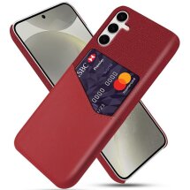 Защитный чехол KSQ Business Pocket для Samsung Galaxy S25 Plus (S936) - Red: фото 1 из 4
