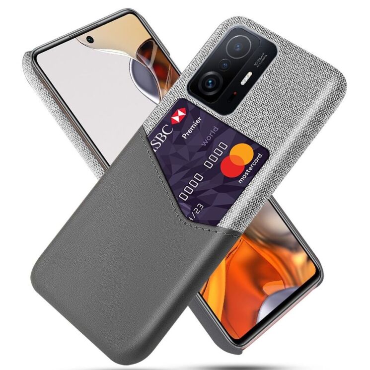 Защитный чехол KSQ Business Pocket для Xiaomi 11T / 11T Pro - Grey: фото 1 из 4