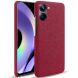 Защитный чехол KSQ Cloth Style для Realme 10 - Red (314329R). Фото 1 из 6