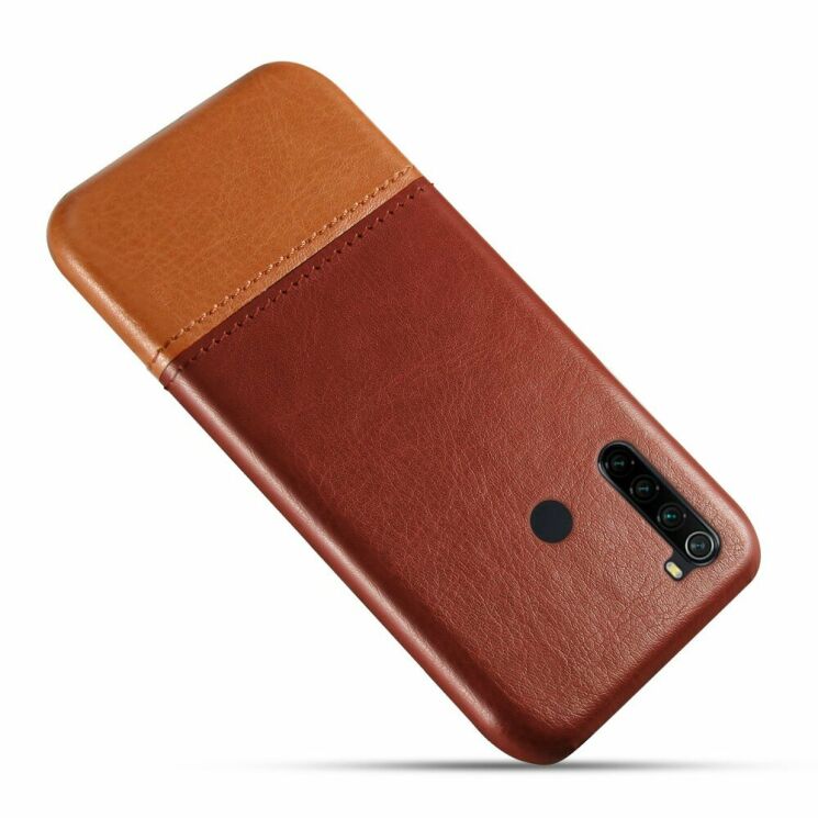 Защитный чехол KSQ Dual Color для Xiaomi Redmi Note 8 / Note 8 (2021) - Dark Brown / Light Brown: фото 2 из 3