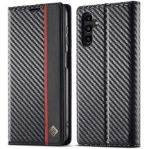 Защитный чехол LC.IMEEKE Carbon Fiber для Samsung Galaxy S25 (S931) - Vertical Stripe: фото 1 из 10
