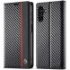 Защитный чехол LC.IMEEKE Carbon Fiber для Samsung Galaxy S25 (S931) - Vertical Stripe (375351B). Фото 1 из 10