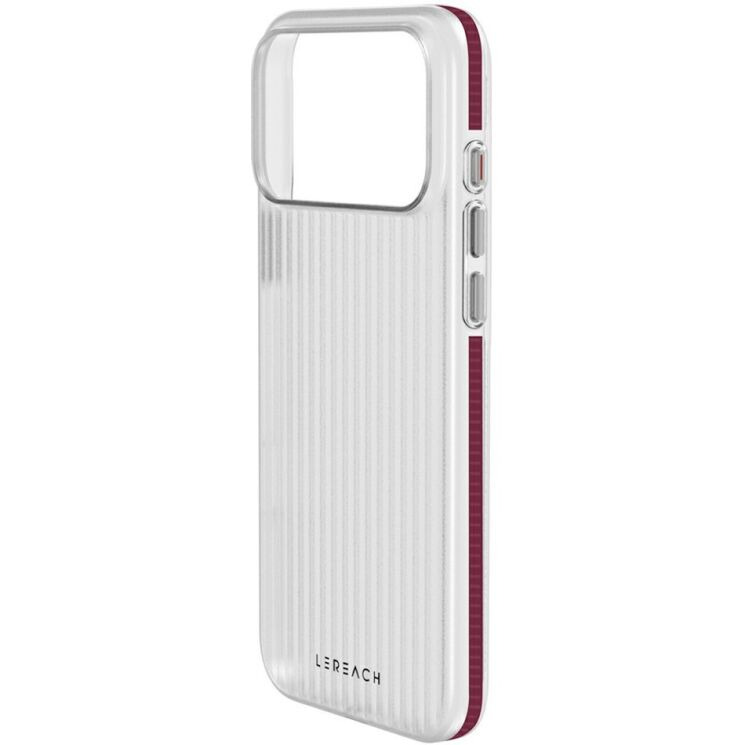 Захисний чохол LEREACH TOC Series для iPhone 18 Pro Max / 17 Pro Max - Dark Cherry: фото 4 з 11