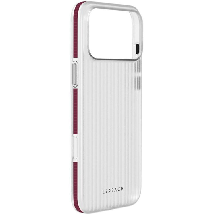 Захисний чохол LEREACH TOC Series для iPhone 18 Pro Max / 17 Pro Max - Dark Cherry: фото 3 з 11