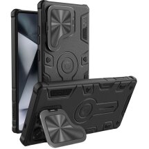 Защитный чехол NILLKIN CamShield Armor Prop Magnetic Case для Samsung Galaxy S25 Ultra (S938) - Black: фото 1 из 19