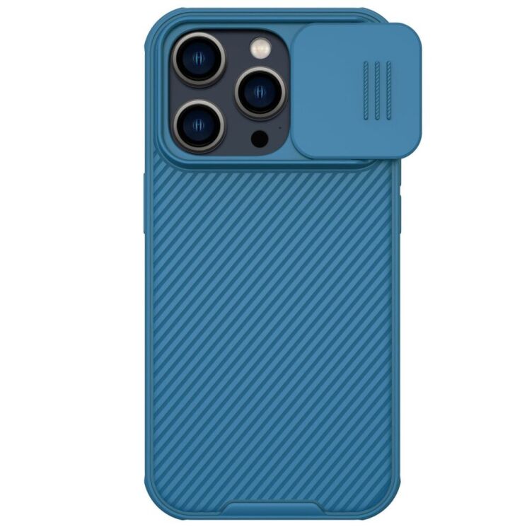 Защитный чехол NILLKIN CamShield Pro для Apple iPhone 14 Pro Max - Blue: фото 1 из 15