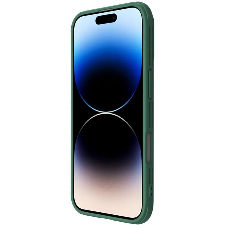 Защитный чехол NILLKIN CamShield Pro для Apple iPhone 16 - Green: фото 4 из 11
