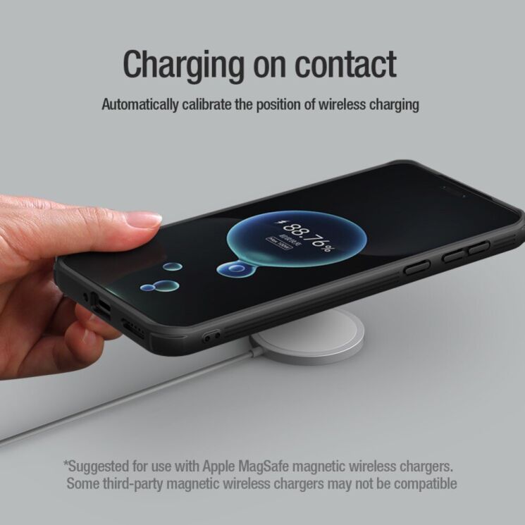 Захисний чохол NILLKIN CamShield Prop Magnetic для Honor Magic 7 Pro - Black: фото 12 з 19